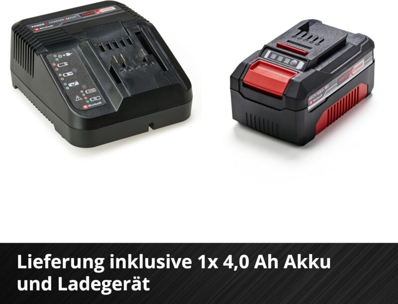 Einhell Akku-Rasenmäher GE-CM 18/33 Li Kit 18V, 33cm Schnittbreite, inkl. 4,0Ah Akku und Ladegerät