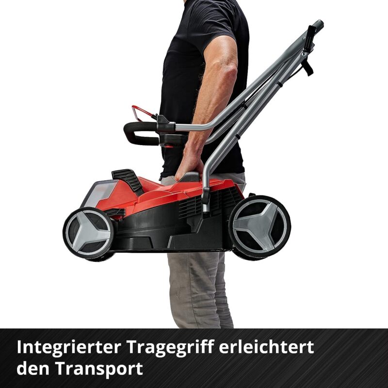 Einhell Akku-Rasenmäher GE-CM 18/33 Li Kit 18V, 33cm Schnittbreite, inkl. 4,0Ah Akku und Ladegerät
