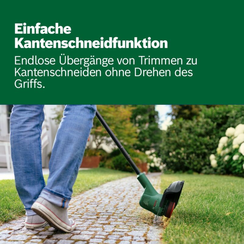 Bosch Akku Rasentrimmer EasyGrassCut 18V-26 (ohne Akku, 18 Volt System, Schnittkreisdurchmesser: 26 cm, im Karton)